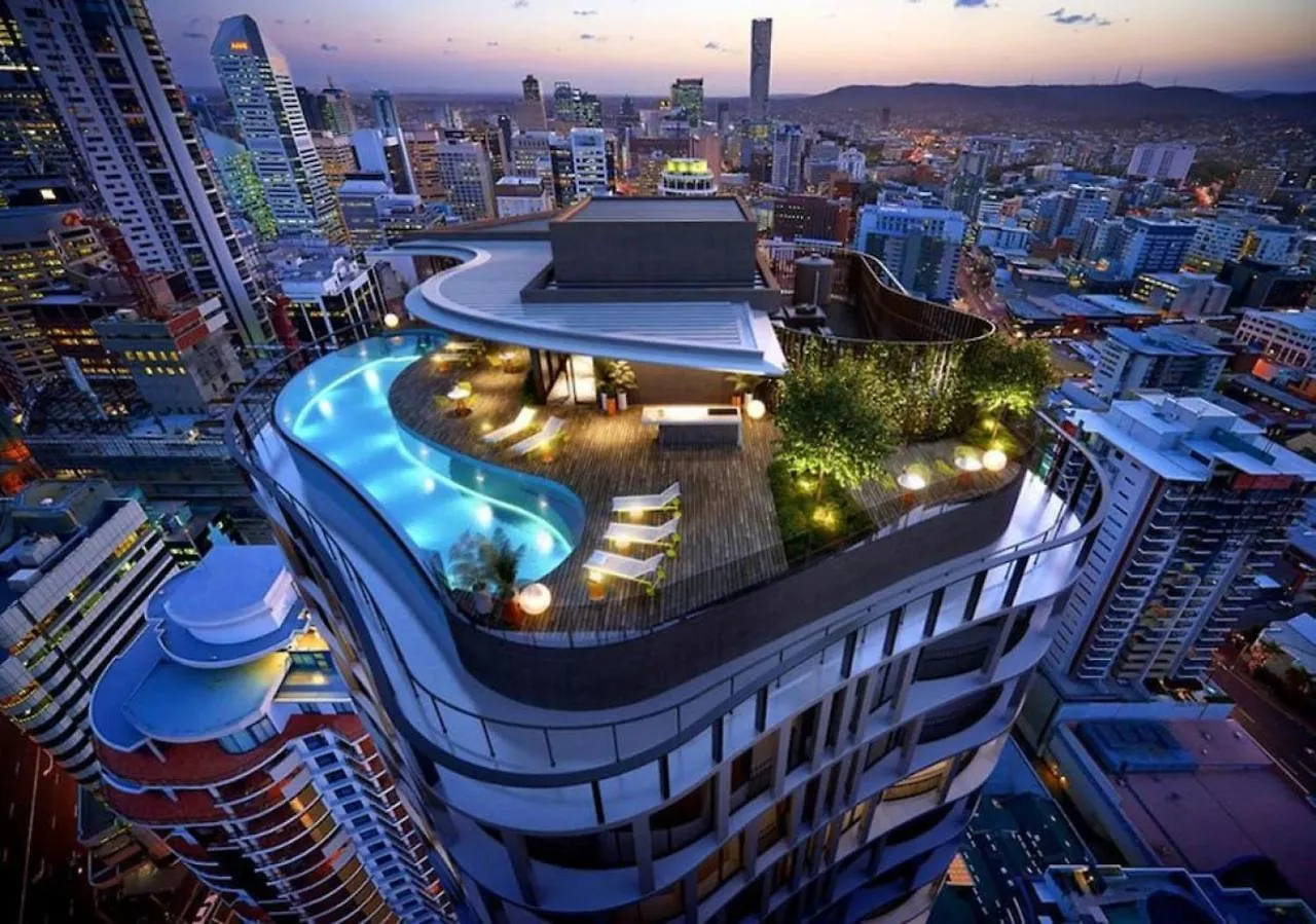 Lejlighed Stunning 1Bd Haven With Panoramic City Views Brisbane