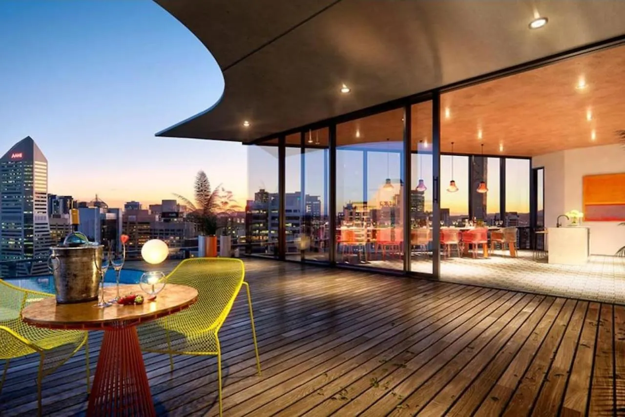 Stunning 1Bd Haven With Panoramic City Views بريزبين شقة